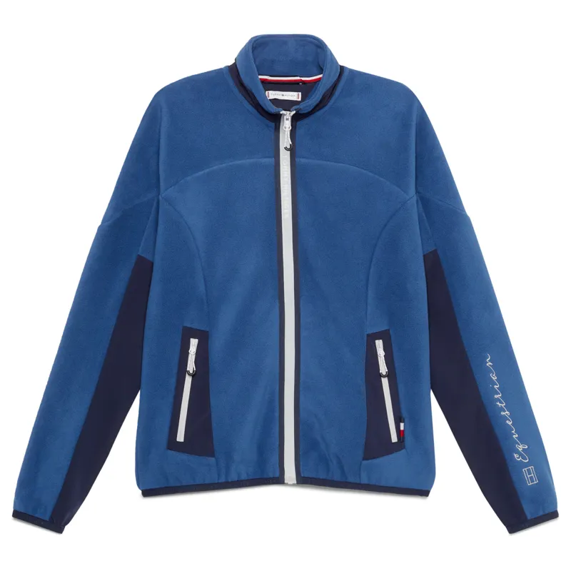 Tommy Hilfiger Women's Thermo Zip Fleece Jacket - Indigo Blue